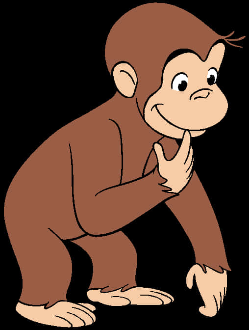 Curious George Clip Art - Curious George Being Curious, Hd Png Download