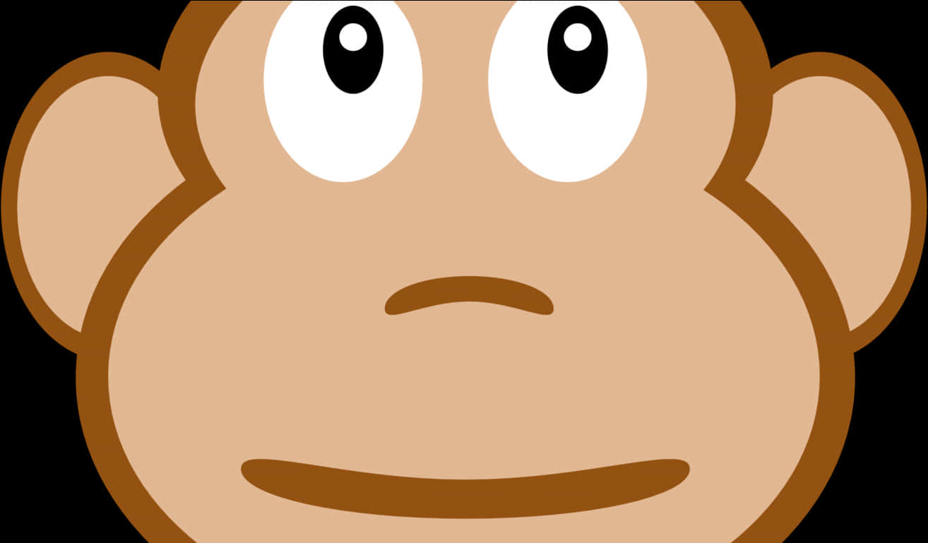 Curious George Face Front View