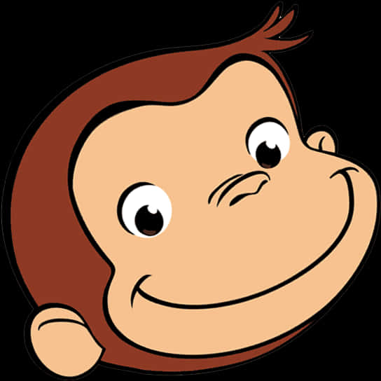 Face Of Curious George Character