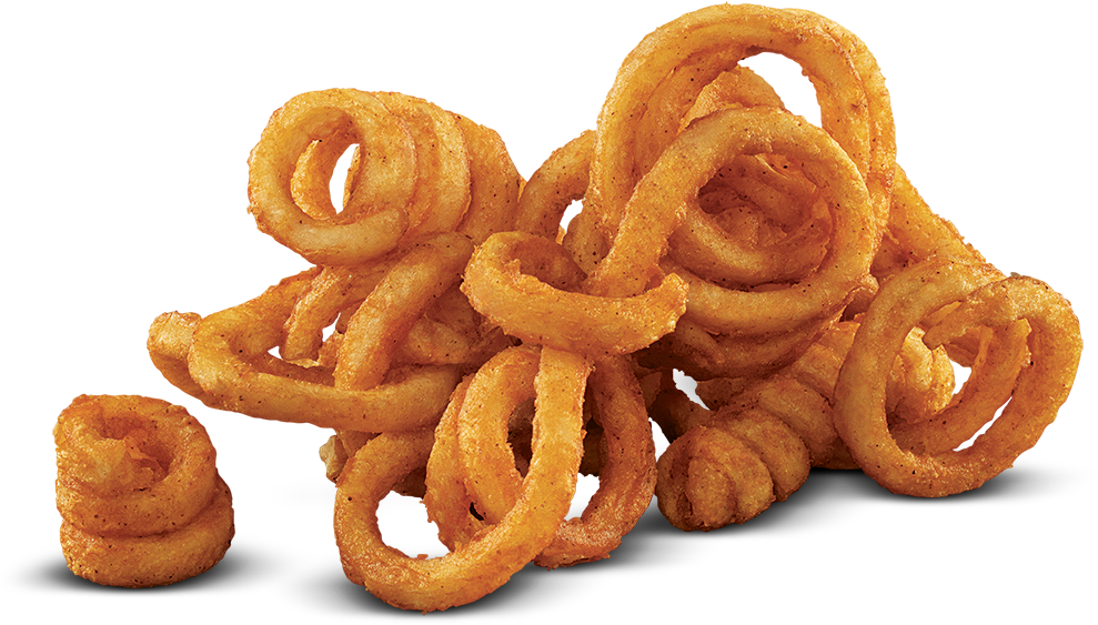 A Pile Of Curly Fries