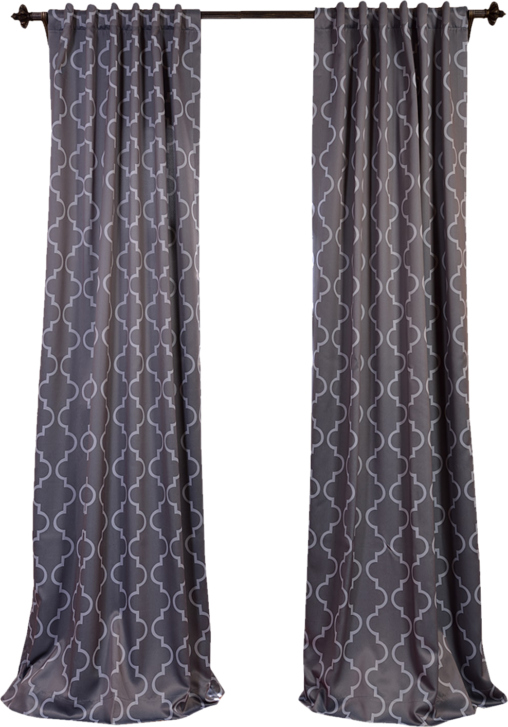 A Pair Of Grey Curtains