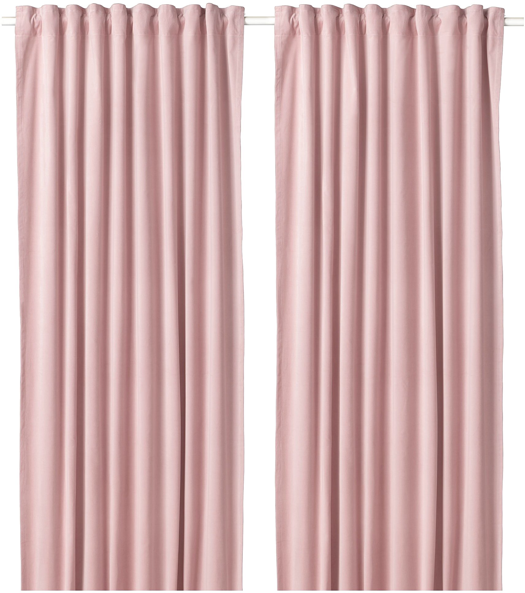 A Pair Of Pink Curtains