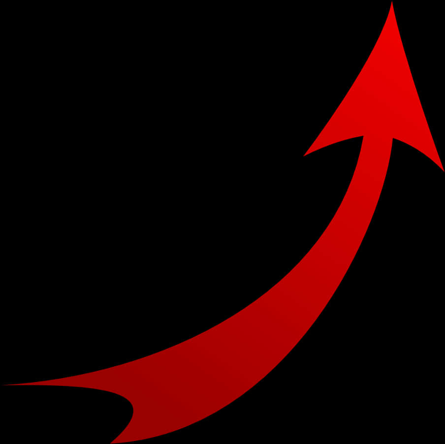 A Red Arrow Pointing Up