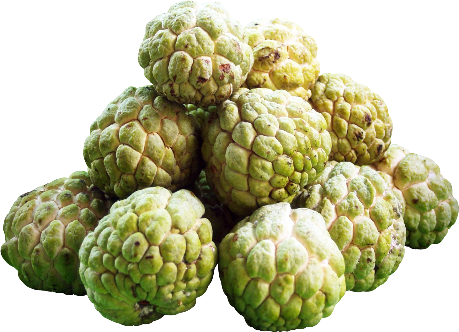 A Pile Of Green Fruit