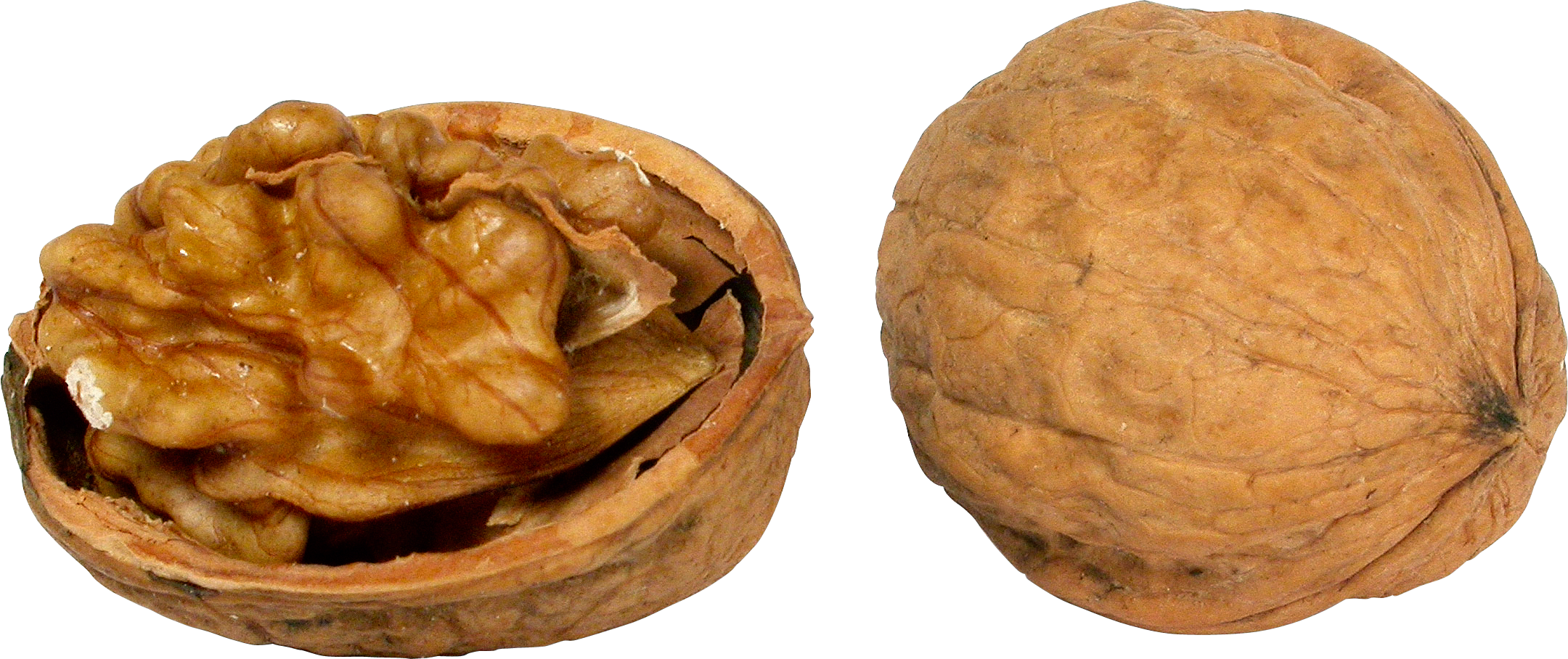 A Close Up Of A Walnut