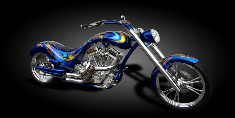 Custom Motorcycle Png, Transparent Png