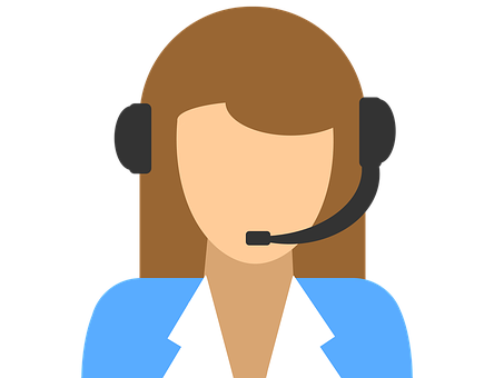 A Woman With A Headset