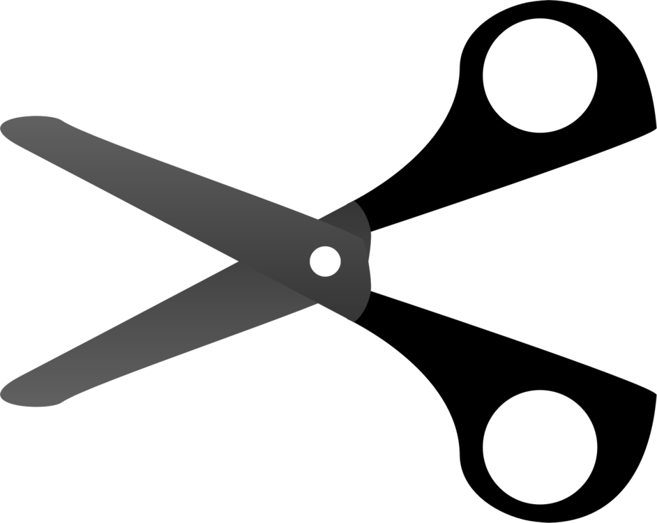 A Pair Of Scissors On A Black Background