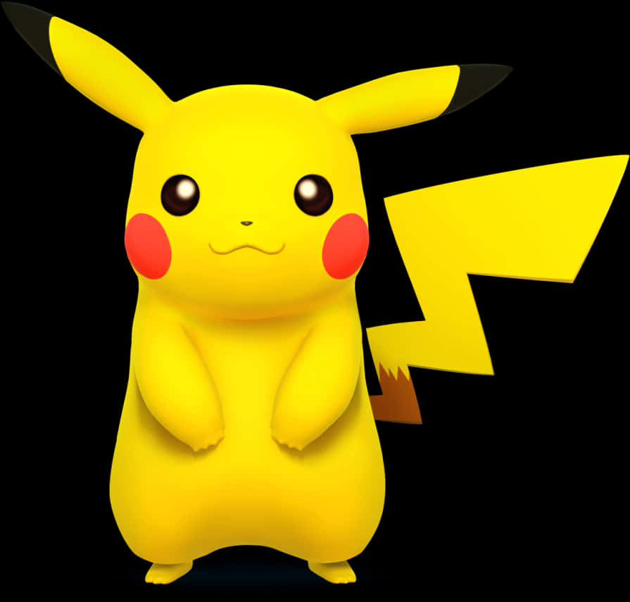 Cute 3d Pikachu