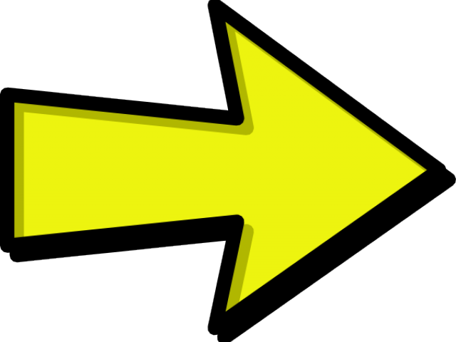 A Yellow Arrow With Black Background
