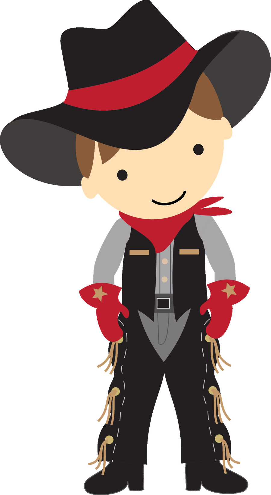 A Cartoon Of A Cowboy