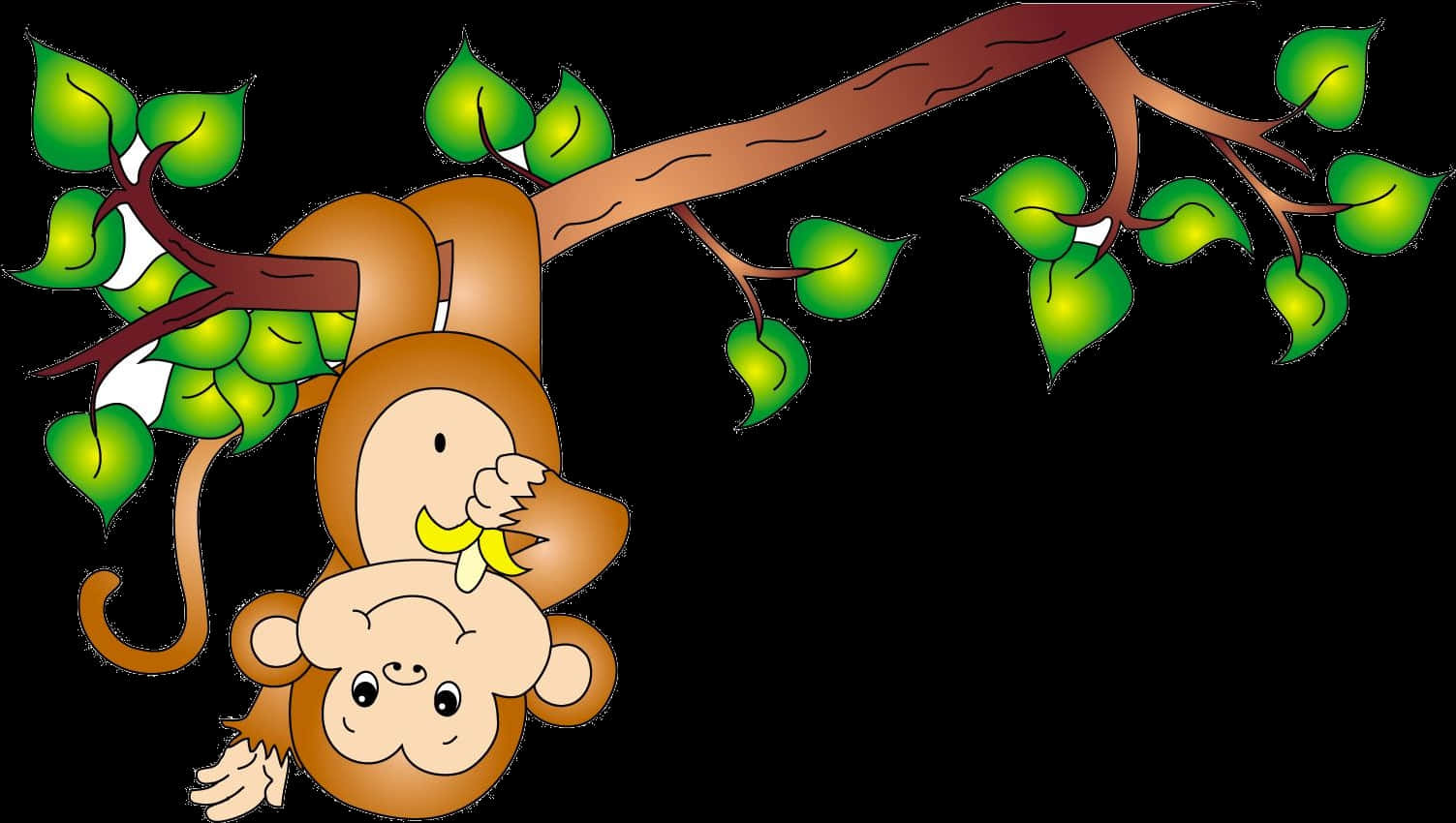 Cute Monkey Hanging