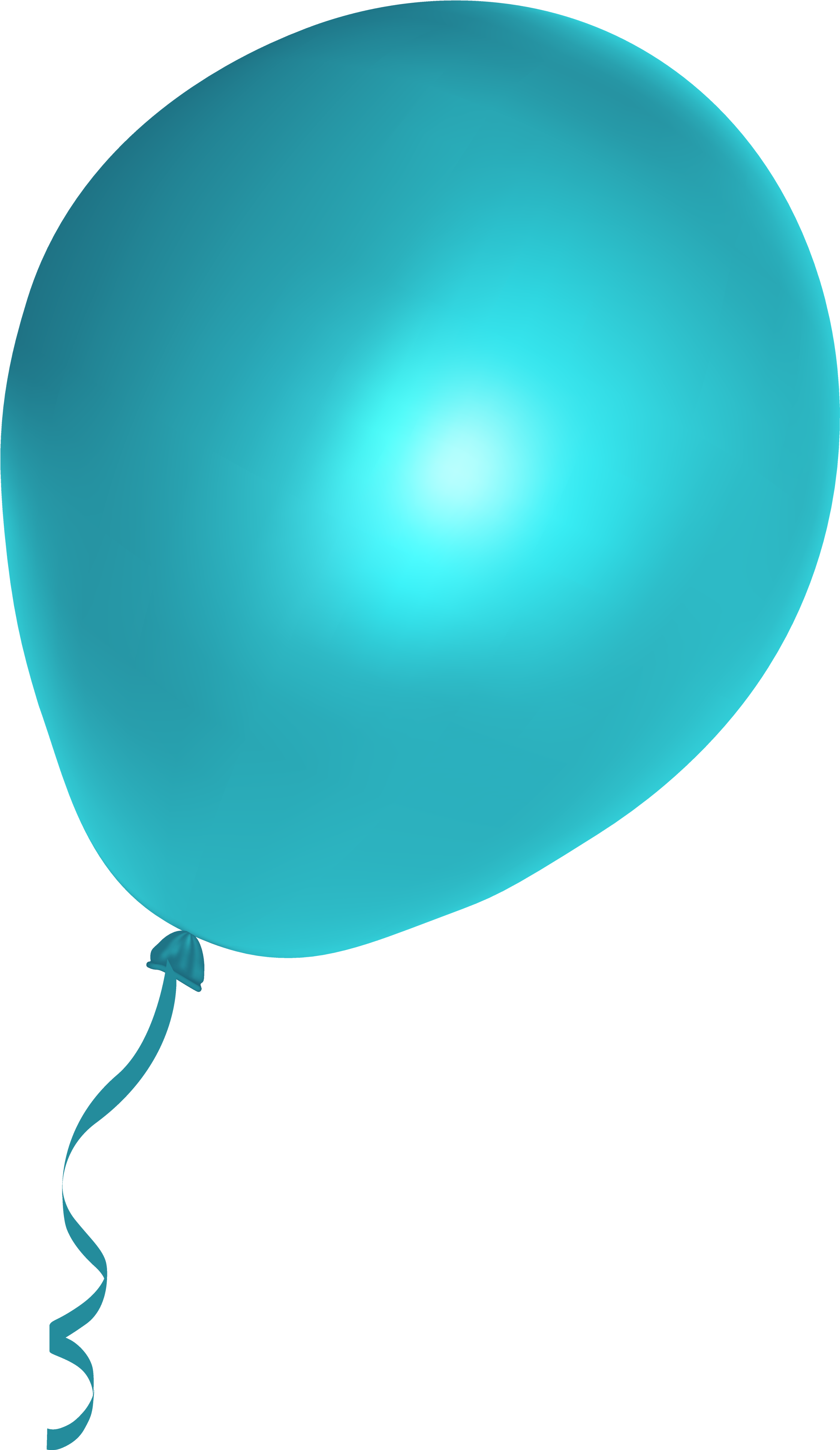 Cyan Balloon Png Image - Png Format Png Transparent Balloon Png, Png Download