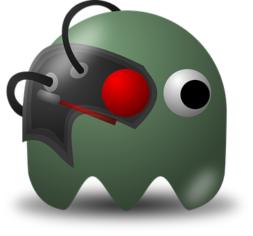 A Green Cartoon Character With A Black Eye Patch