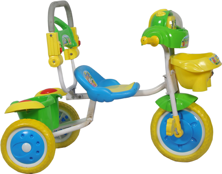 A Close Up Of A Tricycle