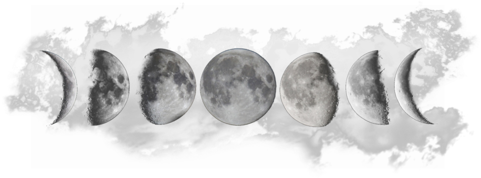 A Group Of Moon Phases