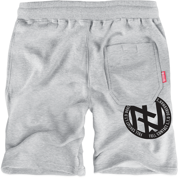 A Grey Shorts With A Logo On It