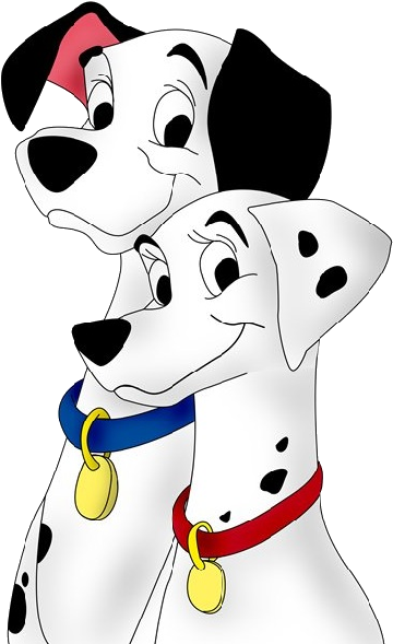 Cartoon Of Two Dogs
