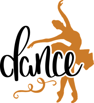 A Silhouette Of A Woman Dancing