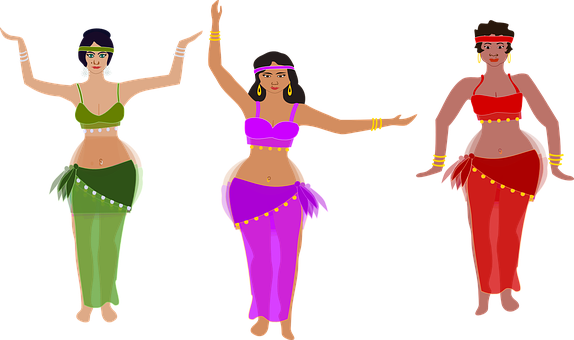 A Group Of Women Dancing