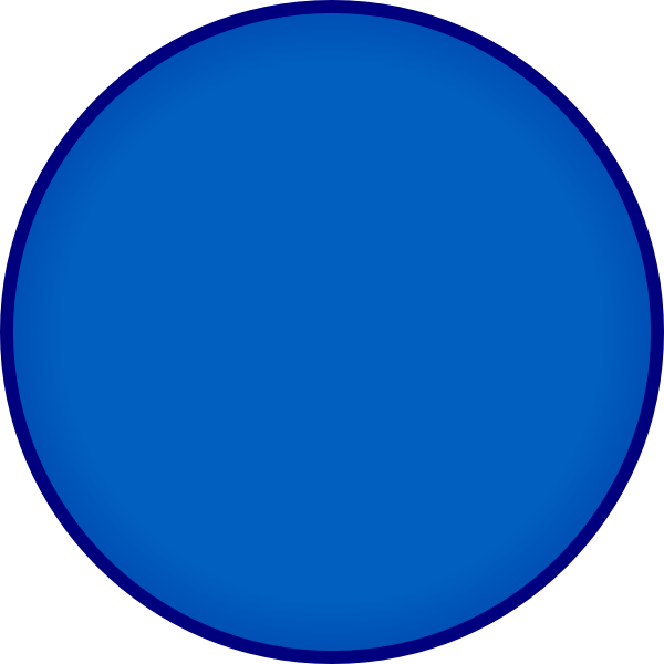 Dark Blue Circle Simple