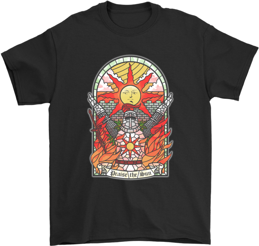 Dark Souls T Shirt Praise The Sun, Hd Png Download