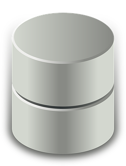 A White Cylinder With Two Stripes