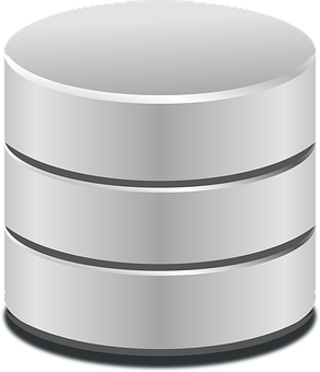 A White Cylinder With Three Stripes
