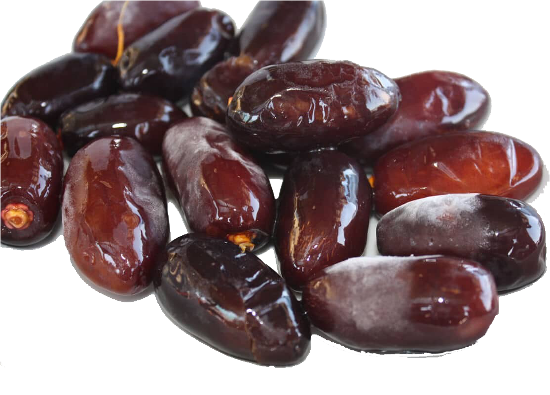 A Pile Of Dates On A Black Background