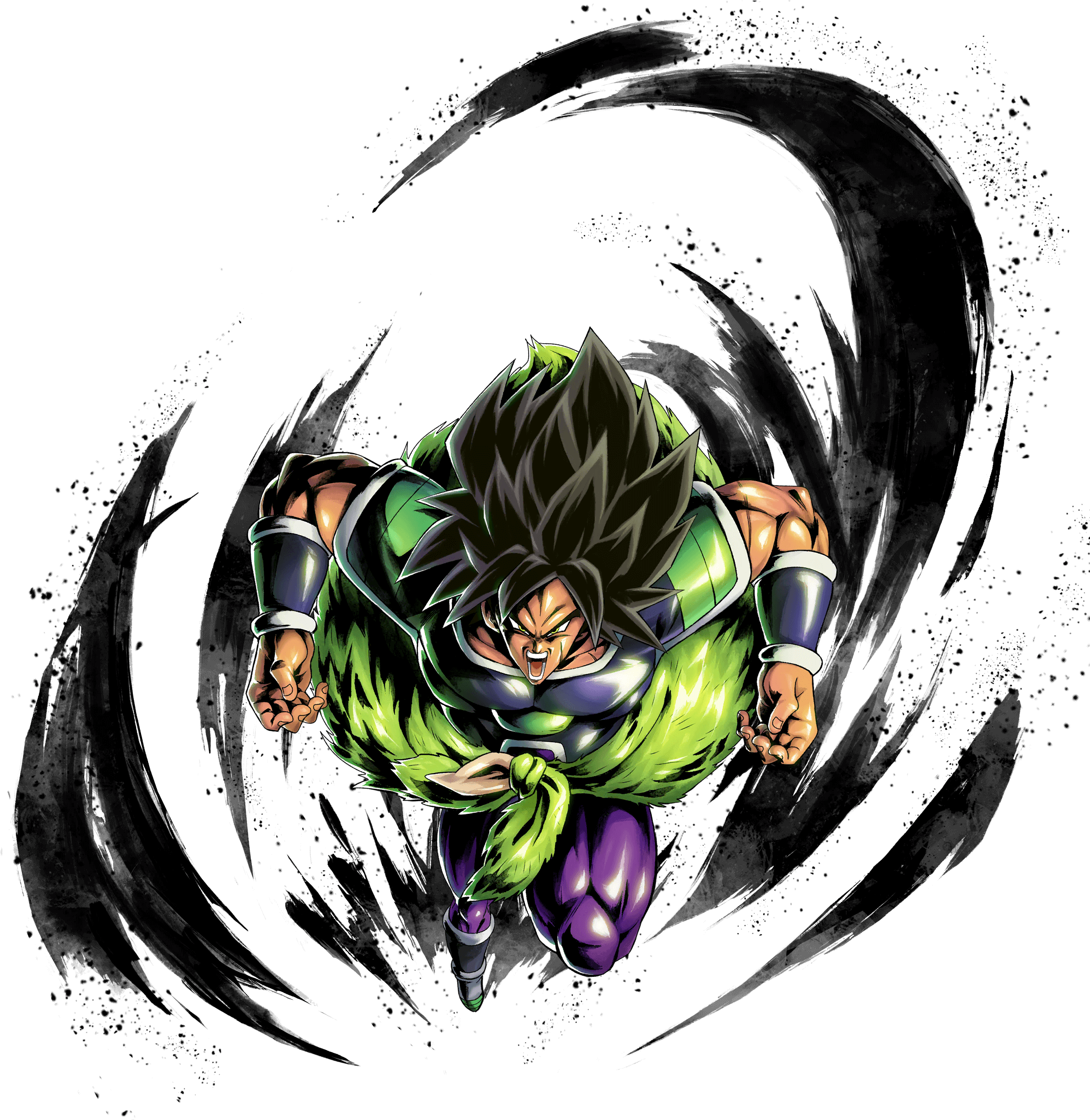 A Cartoon Character In A Green And Purple Outfit