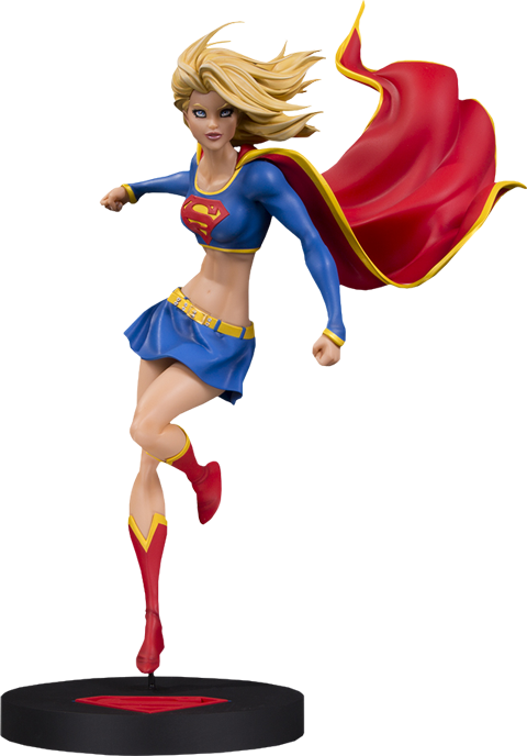 Dc Comics Statue Supergirl, Hd Png Download