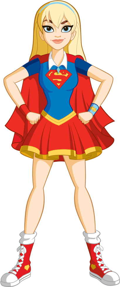 Dc Super Hero Girls Supergirl - Dc Superhero Girls Clipart, Hd Png Download