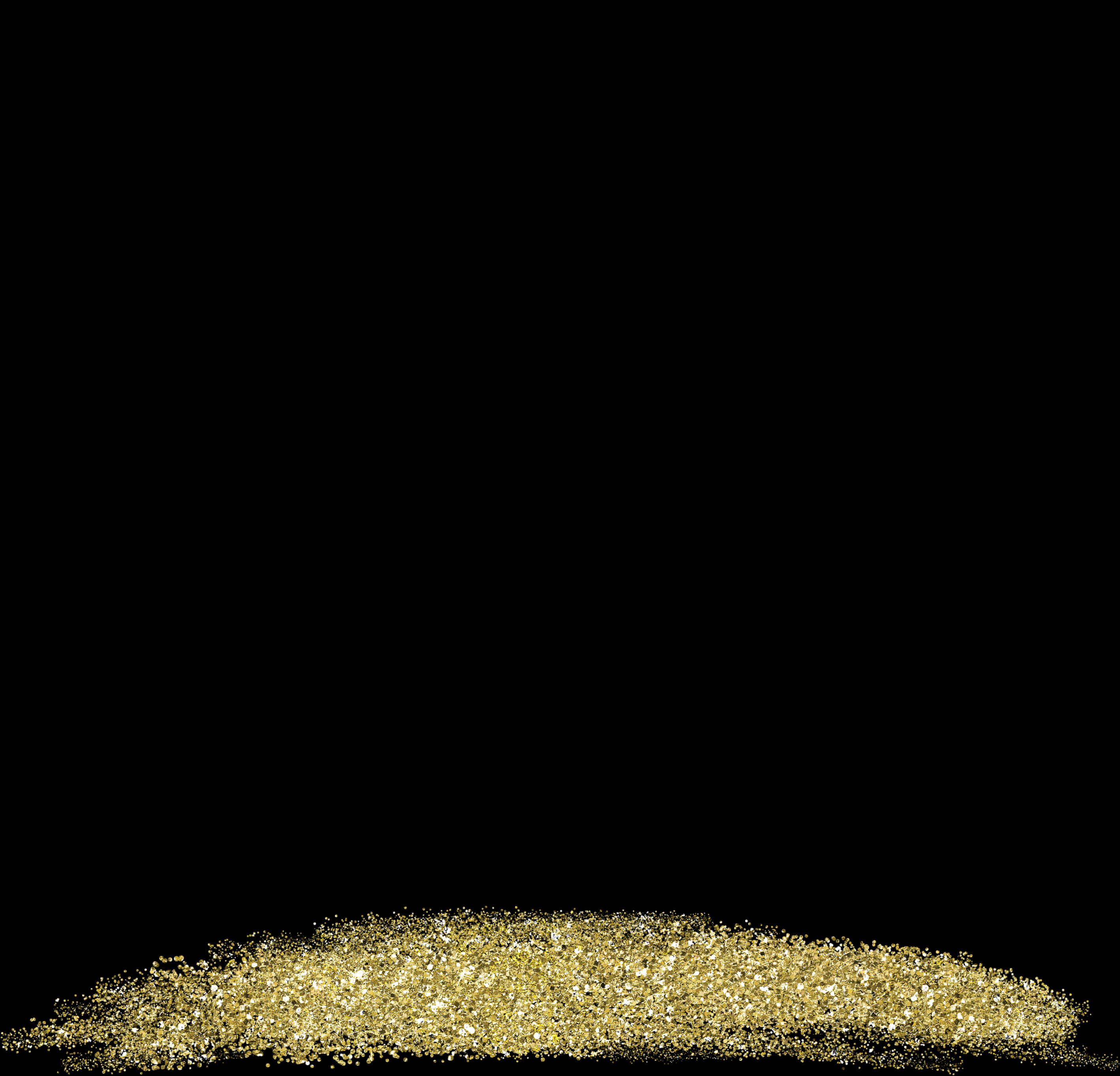 A Gold Glitter On A Black Background