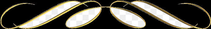 A Pair Of Glasses With Gold Rims