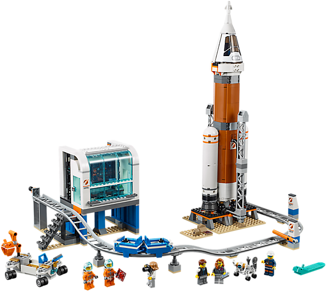 Deep Space Rocket And Launch Control, Hd Png Download