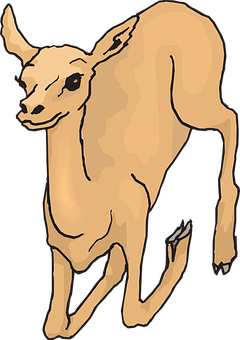A Drawing Of A Cow