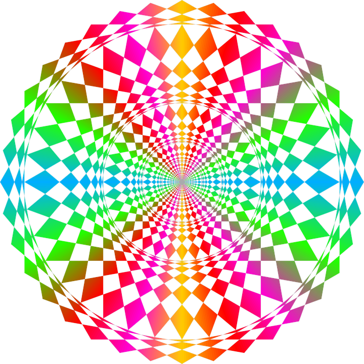 Default, Geometric, Circles, Symmetry, Vector, Geometry - Polar Grid In Radians, Hd Png Download