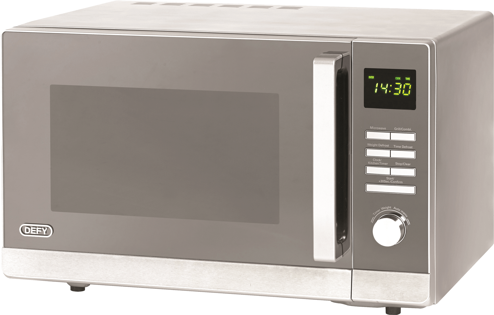 A Microwave Oven With A Digital Display