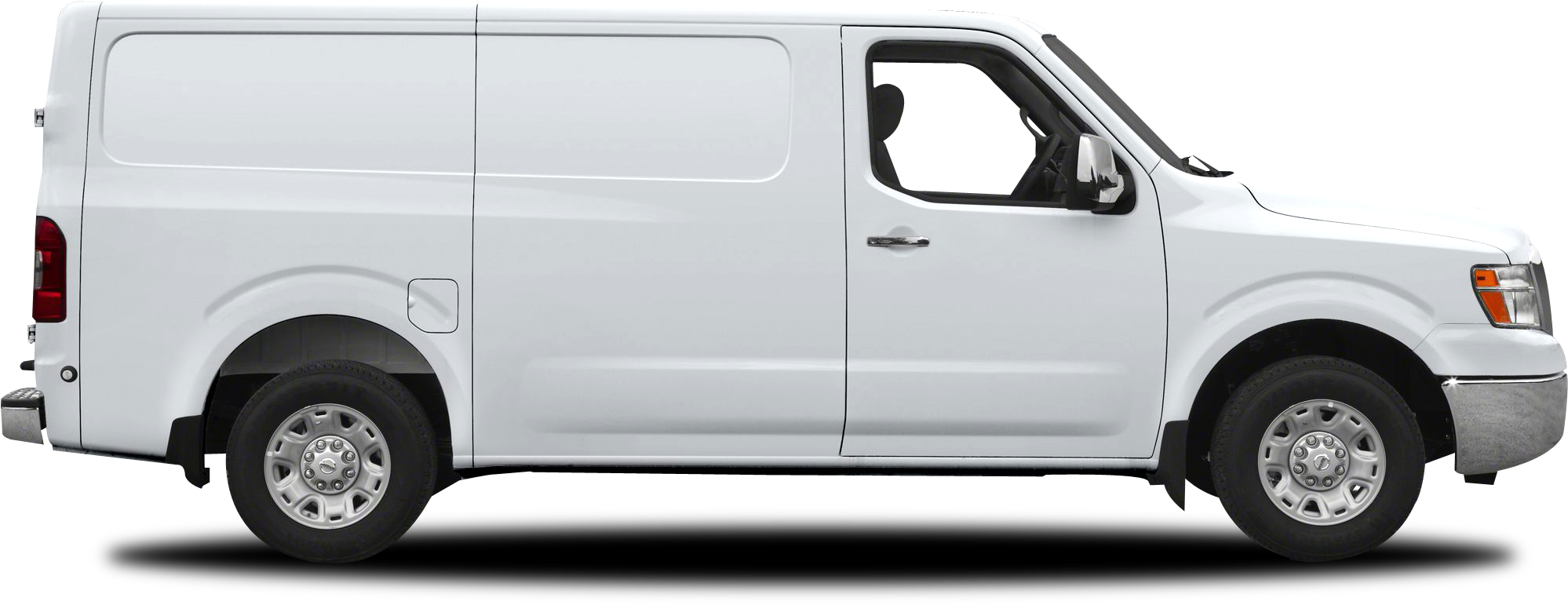 A White Van With A Door Open