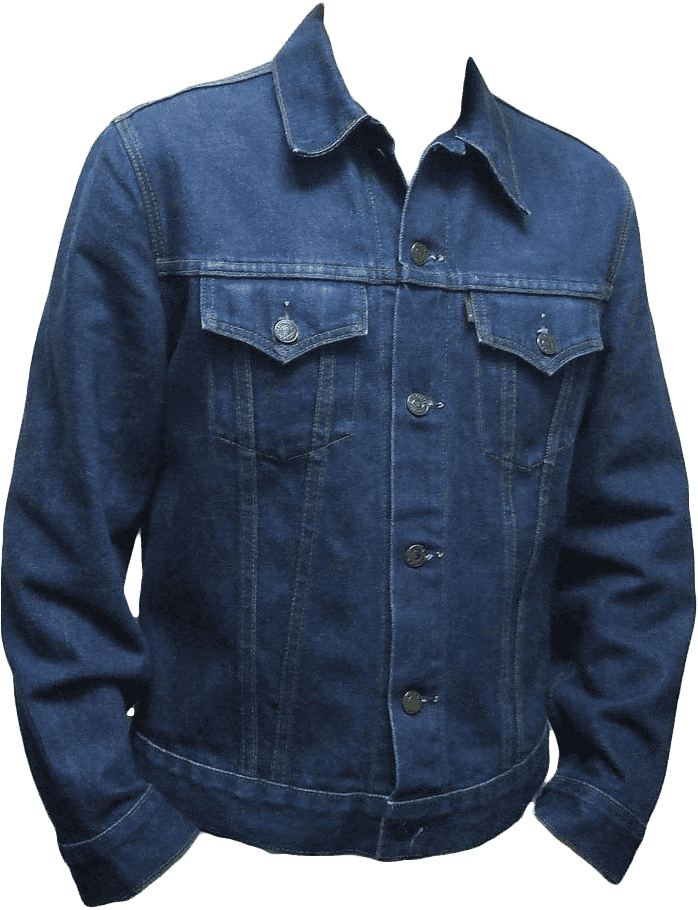 A Denim Jacket With Buttons