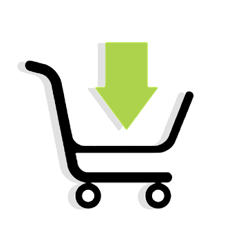 A Green Arrow Pointing To A Black Background