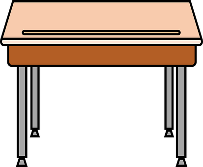 A Table With Legs And A Black Background