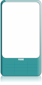 A Cell Phone With A White Screen