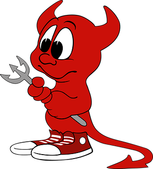 Red Devil Cartoon Drawing