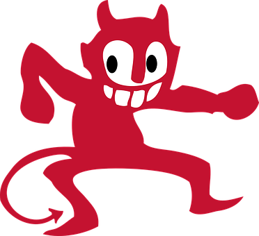 Red Mischievous Devil