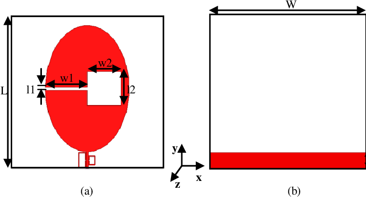 A Red And White Rectangular Object With Arrows