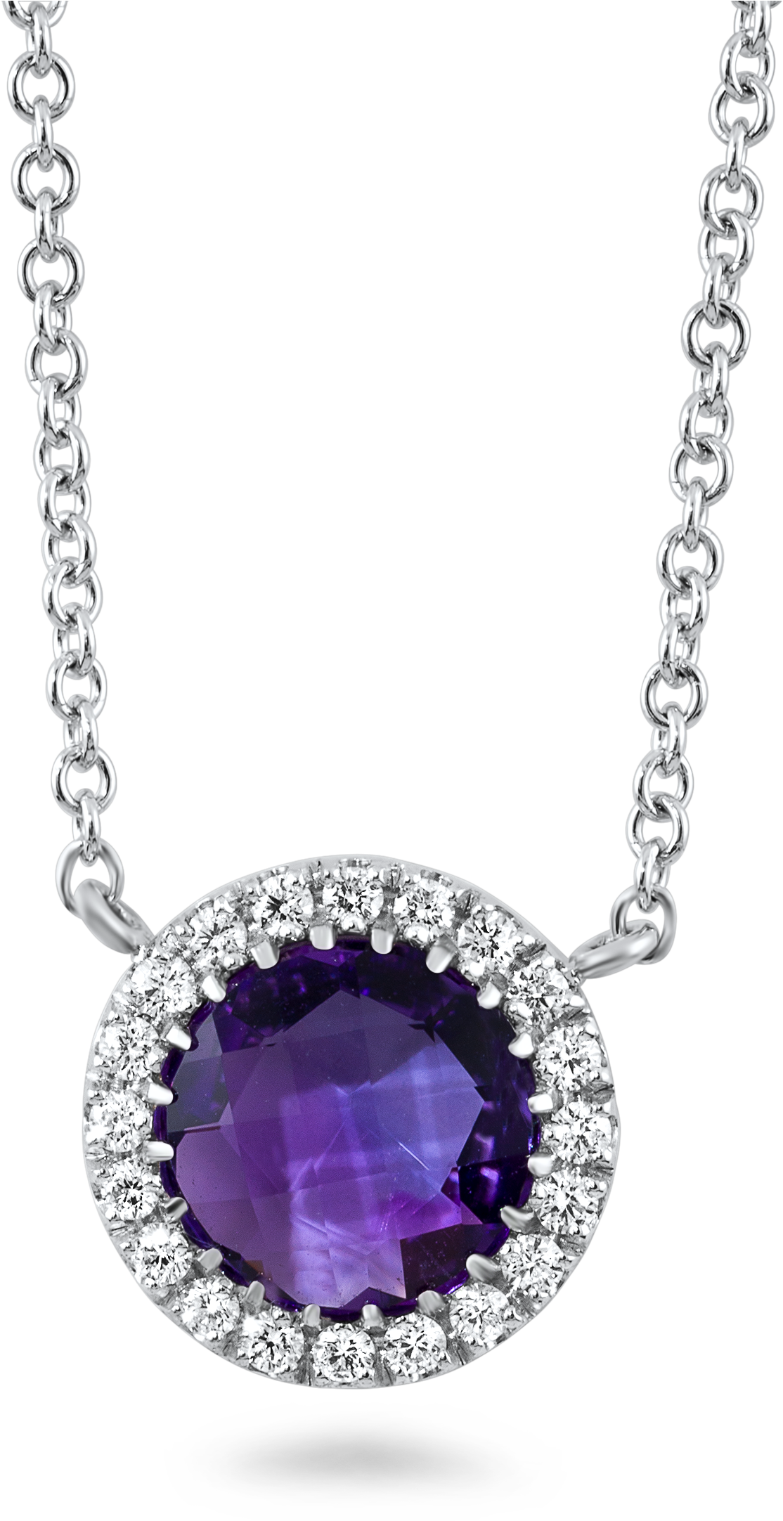 A Purple Stone On A Chain