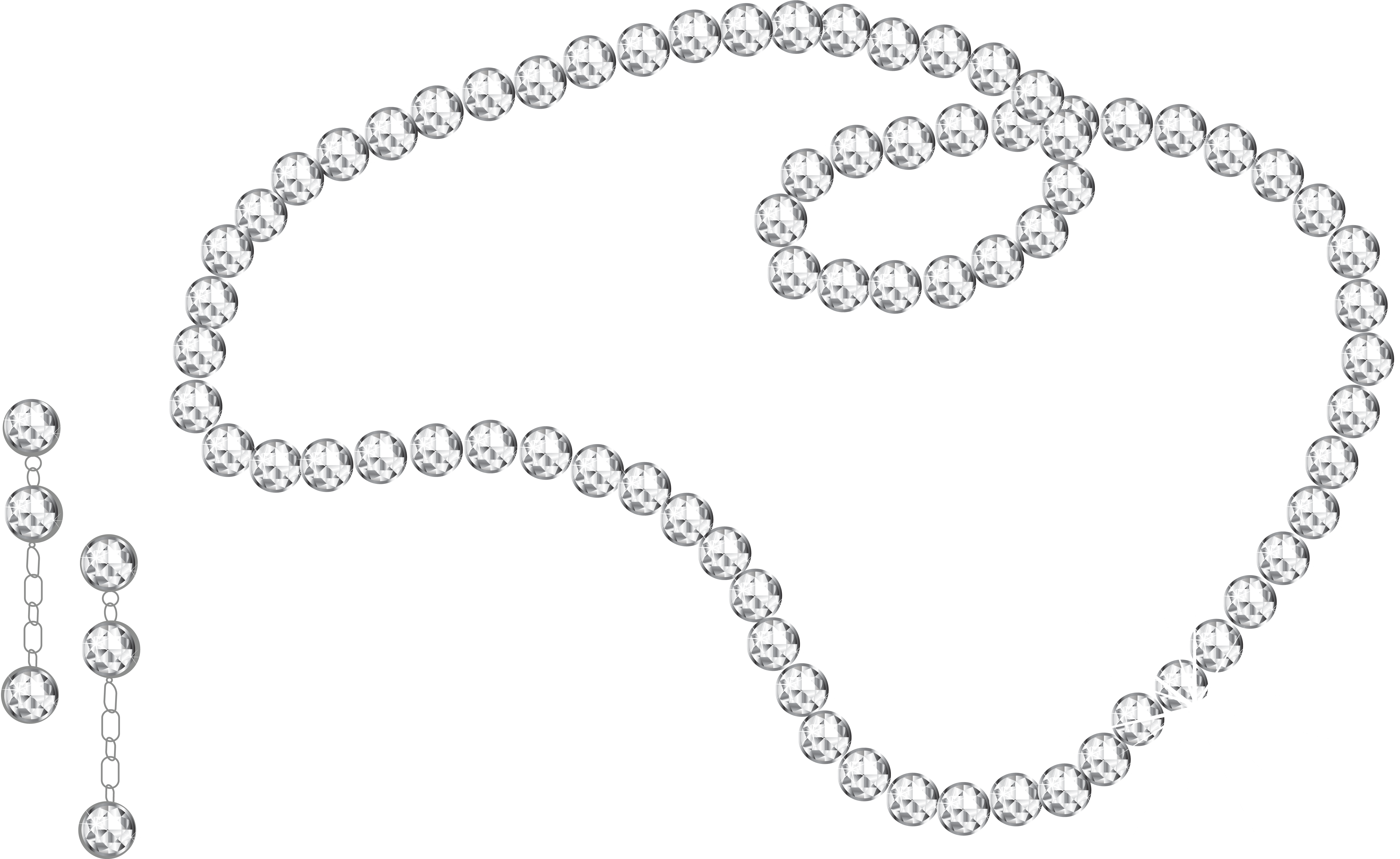Diamond Necklace Png 5461 X 3350