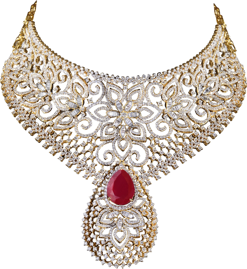 A Close Up Of A Necklace