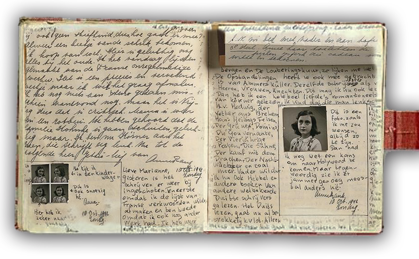 An Open Book With Handwritten Notes